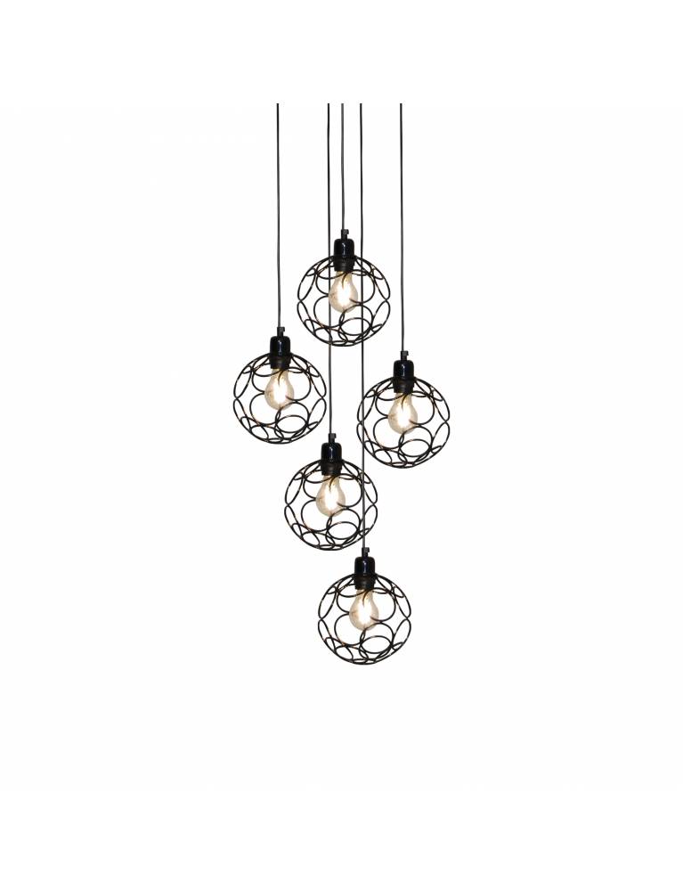 HL-3588-5 ALINE BLACK PENDANT