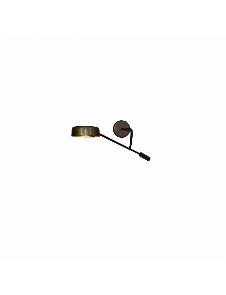 HL-3538-1 M WADE OLD BRONZE & WHITE WALL LAMP