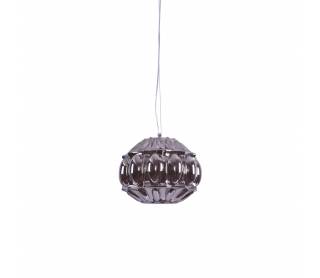 SE4344-01 NADIA PENDANT SMOKE GLASS E4