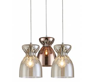 SE4314-03 DOMENICO PENDANT CONGAC-COPPER GLASS Γ4+