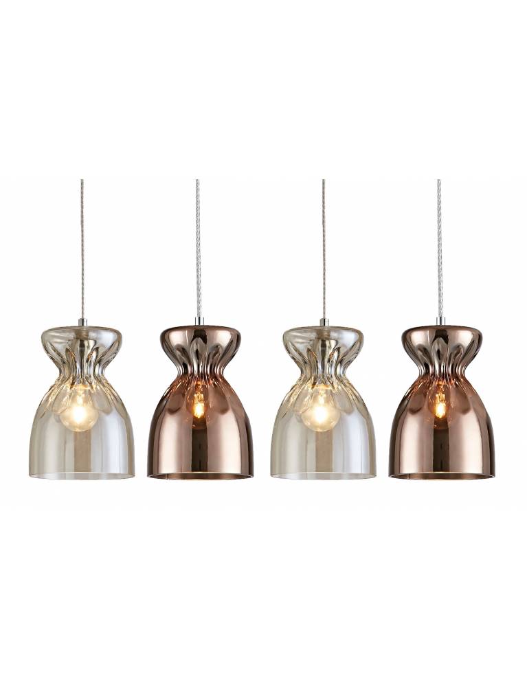 SE4314-04 DOMENICO PENDANT CONGAC-COPPER GLASS Γ4+