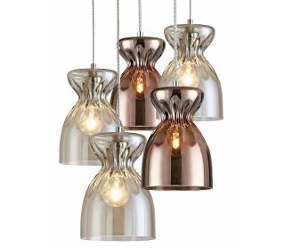 SE4314-05 DOMENICO PENDANT CONGAC-COPPER GLASS Γ4+