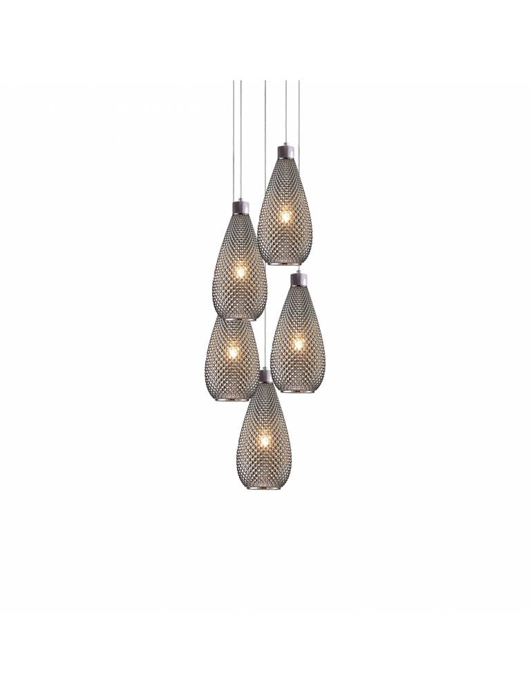 SE4285-05 SM DARIO PENDANT SMOKE GLASS Γ4+