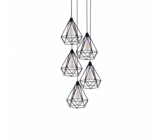 SE148-19-5 MILA PENDANT LAMP BLACK METAL+