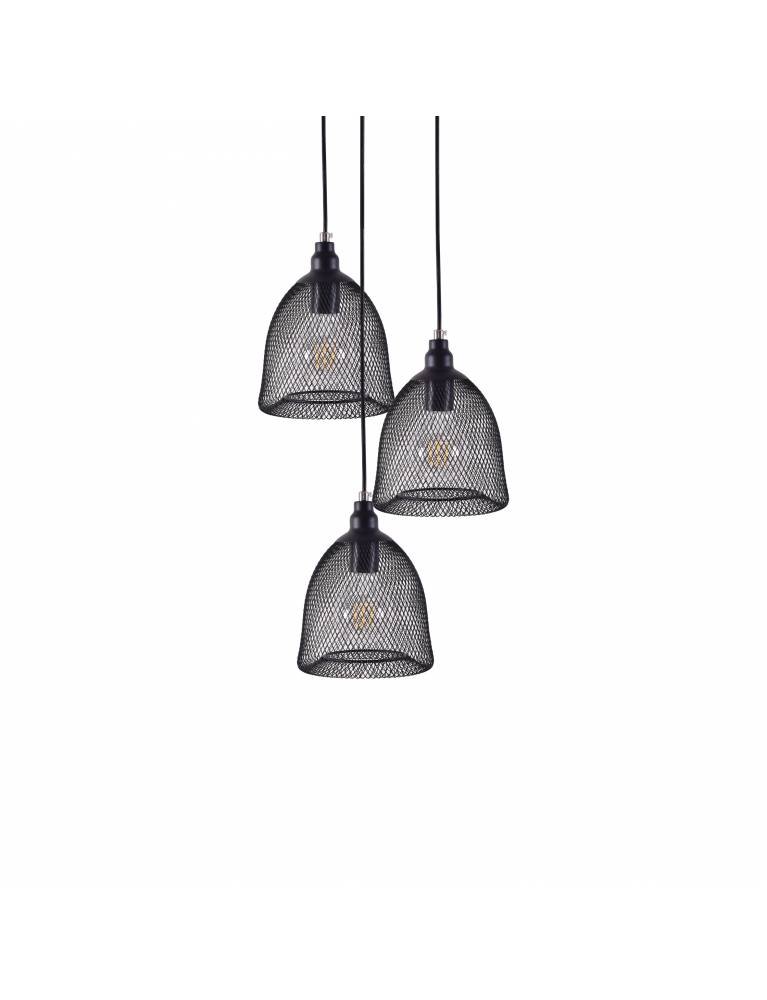 SE 151-20-3 ZOLA PENDANT LAMP BLACK MAT+