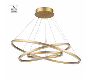 SE LED 80-60-40 OLYMPIC PENDANT GOLD MAT