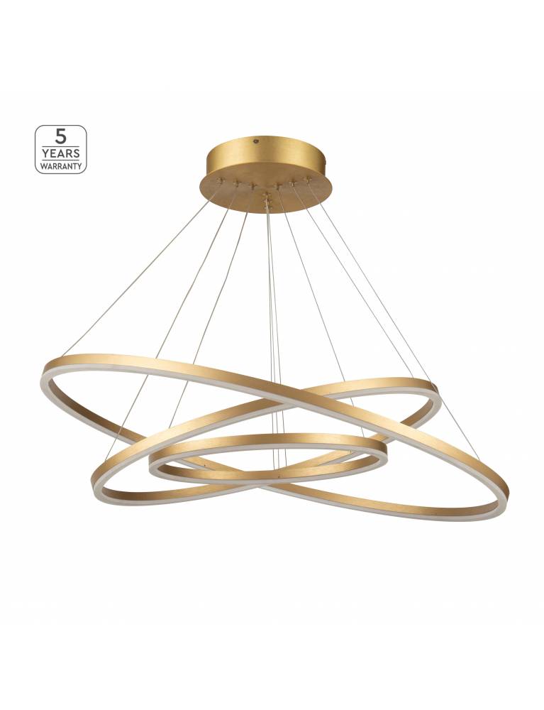 SE LED 80-60-40 OLYMPIC PENDANT GOLD MAT