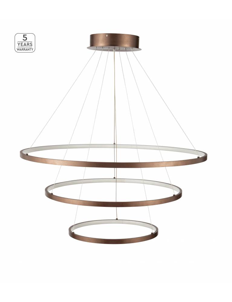 SE LED 80-60-40 MORELLI PENDANT COFFEE BROWN