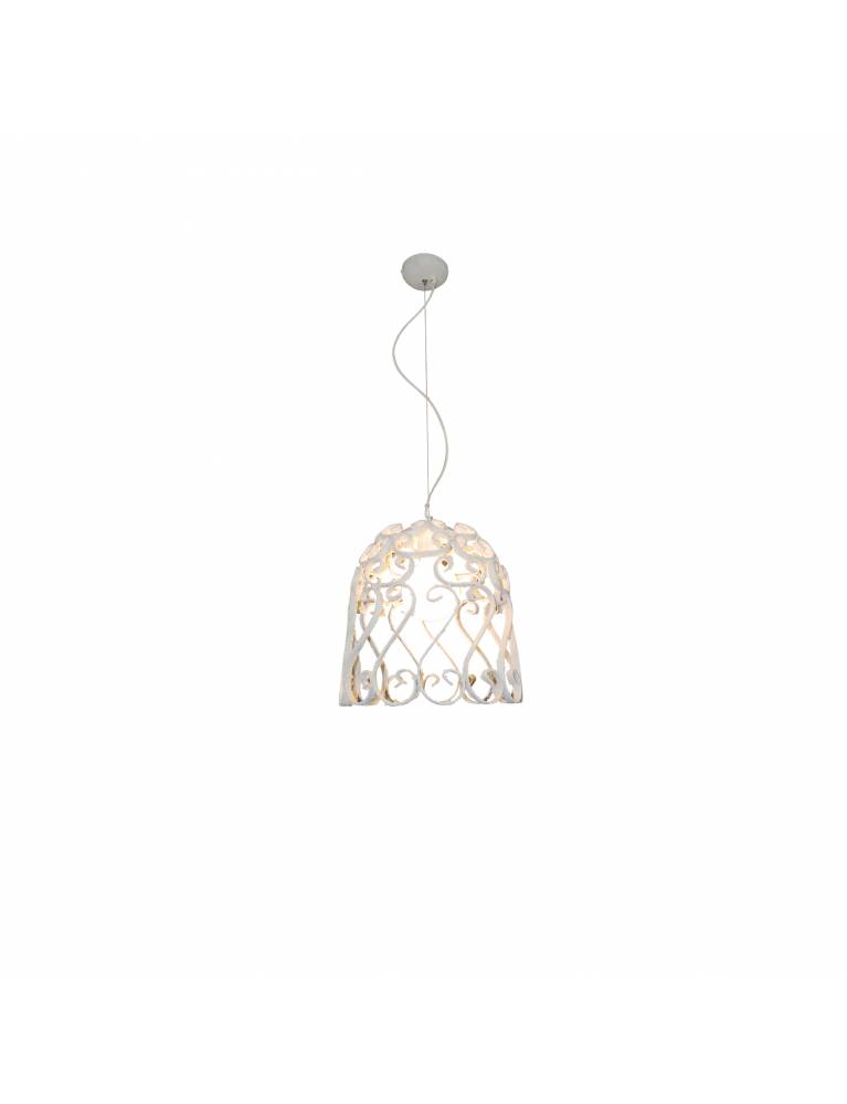 HL-3586-1PΜ LEWIS WHITE MAT PENDANT 