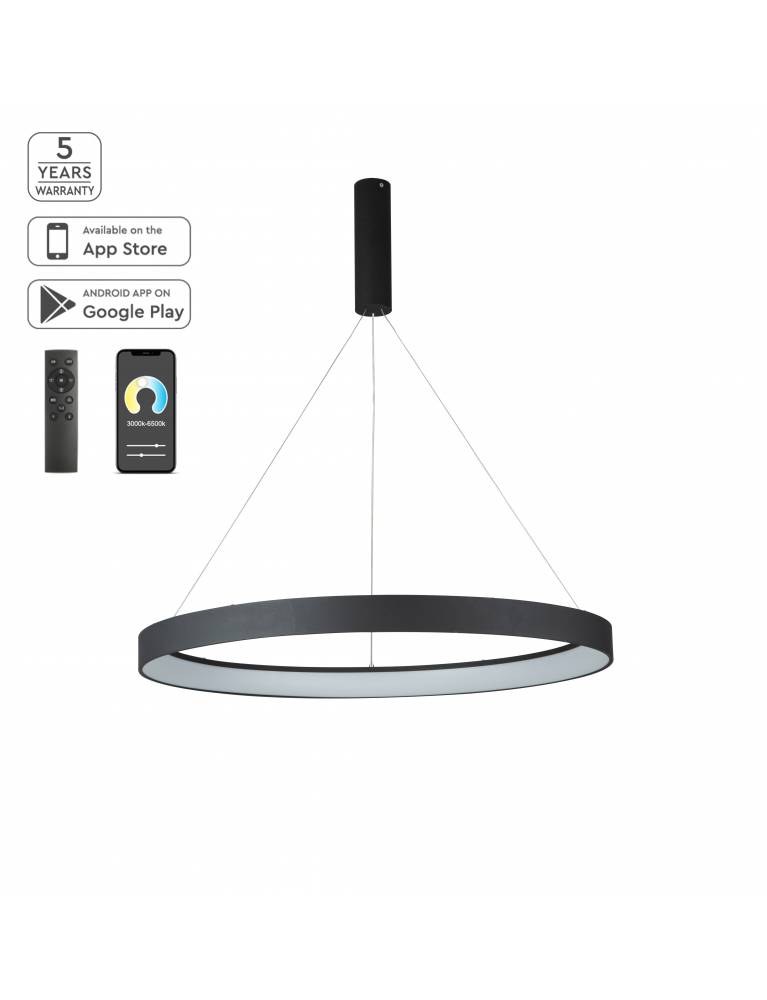 SE LED SMART 80 AMAYA PENDANT BLACK