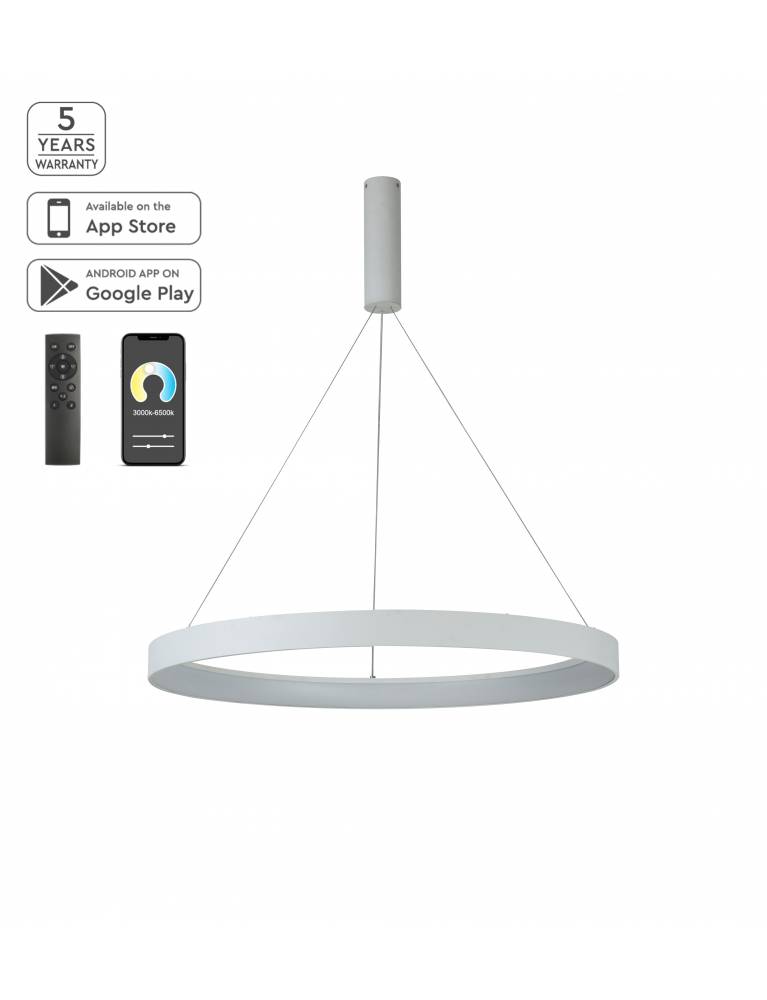 SE LED SMART 80 AMAYA PENDANT WHITE