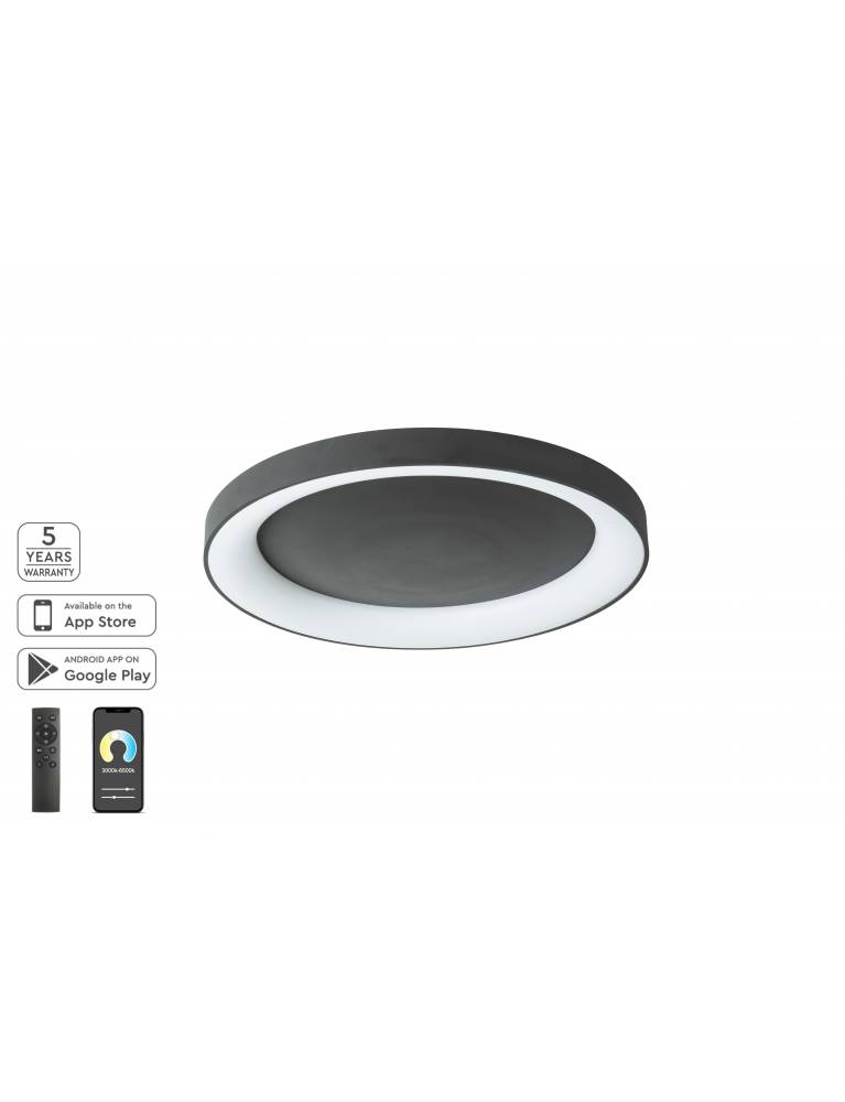 SE LED SMART 80 AMAYA CEILING BLACK