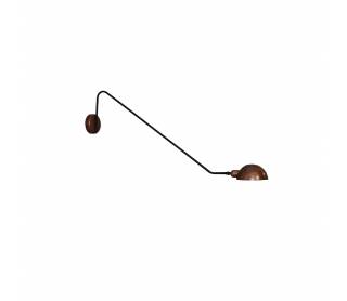 HL-3547-1 L MASON OLD COPPER & BLACK WALL LAMP