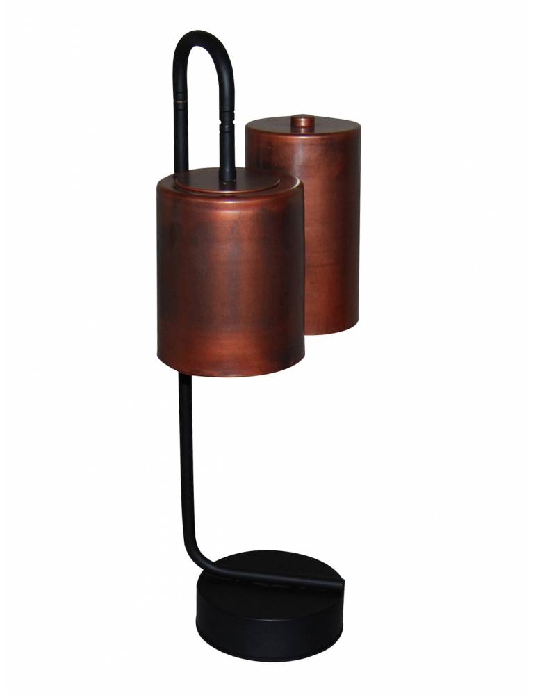 HL-3567-2P BRODY OLD COPPER & BLACK TABLE LAMP