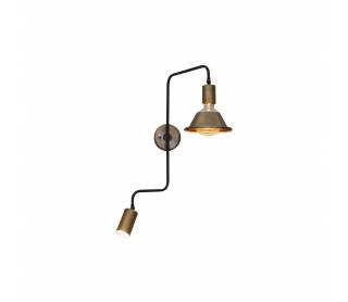 HL-3555-2L CALLIE OLD BRONZE & BLACK WALL LAMP