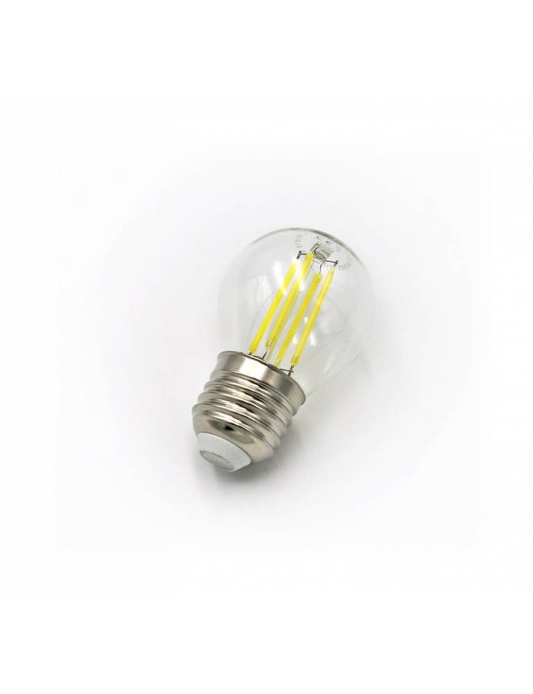 LED ΛΑΜΠΑ COG ΣΦΑΙΡΙΚΟ ΔΙΑΦΑΝΟ Ε27 7W 230V ΘΕΡΜΟ