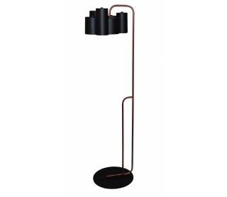 HL-3566-1F BRODY BLACK & OLD COPPER FLOOR LAMP