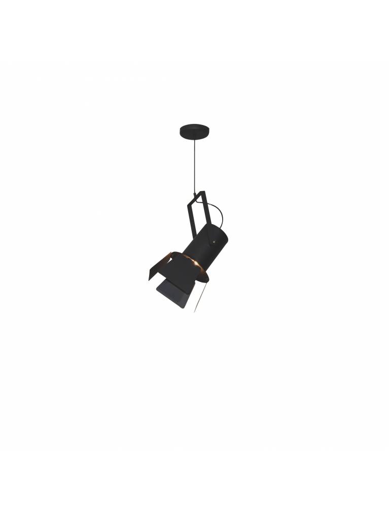 HL-3600-1L ARLEN GOLD & BLACK PENDANT