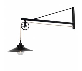 HL-5261 LIONEL BLACK WALL LAMP