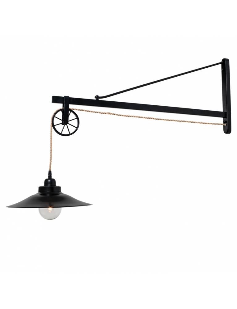 HL-5261 LIONEL BLACK WALL LAMP