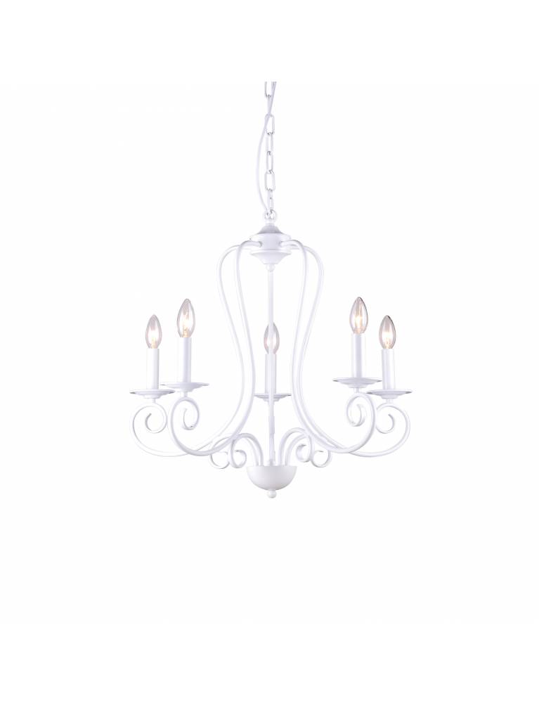 C114-5 LARO PENDANT LAMP WHITE Δ1