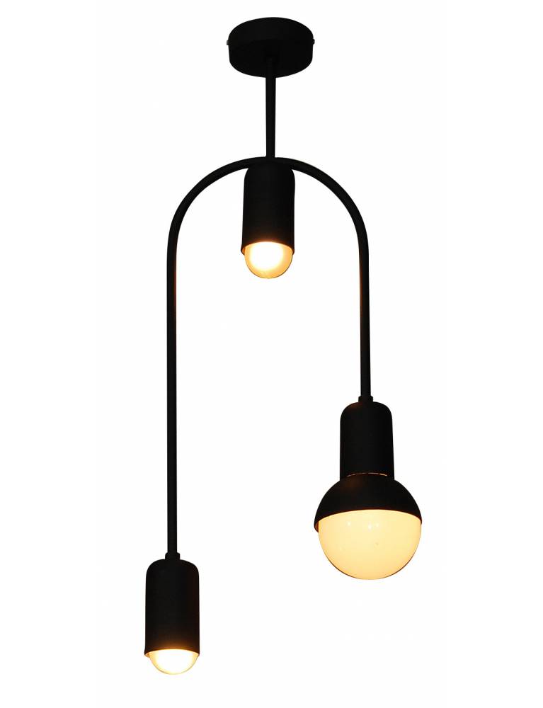 HL-3523-3 CHRISTOPHER BLACK PENDANT