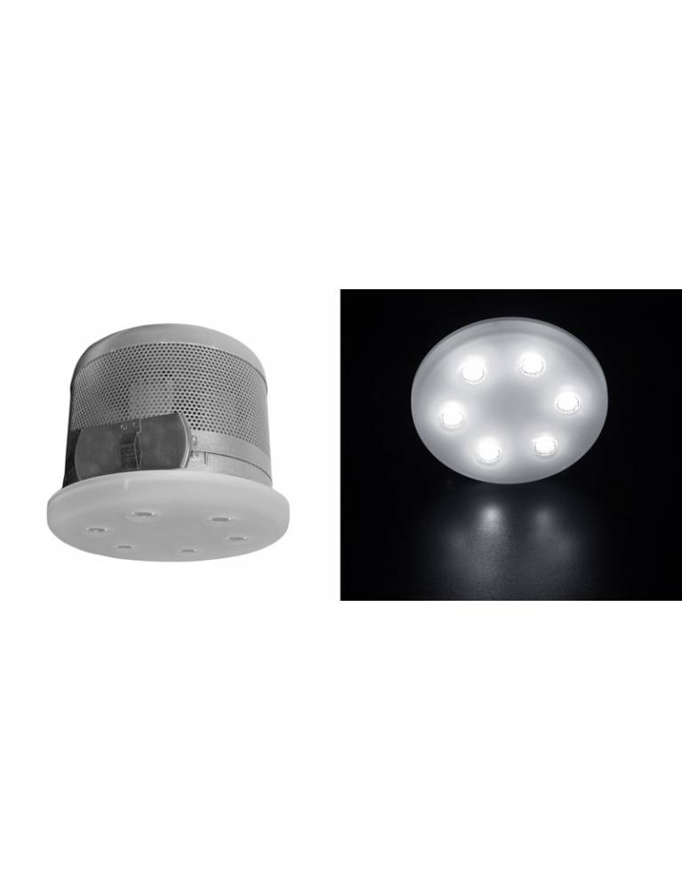 ΦΩΤ ΓΥΑΛΙ ΟΠΑΛΙΝΑ ΧΩΝ LED ΙΣΧΥΟΣ 6x3W 90° ΧΩΡΙΣ ΤΡΟΦ ΨΥΧΡΟ