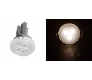 ΦΩΤ ΓΥΑΛΙ ΟΠΑΛΙΝΑ ΧΩΝ LED ΙΣΧΥΟΣ 3x3W 90° ΧΩΡΙΣ ΤΡΟΦ ΘΕΡΜΟ