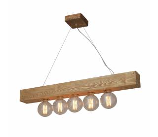 HL-236-1P-5 BENZAI WOODEN PENDANT