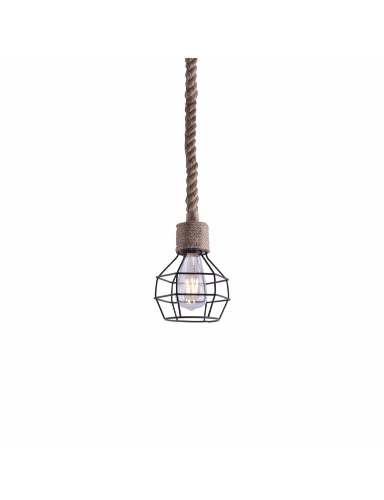 GRENADE-1 ROPE PENDANT LAMP BLACK Δ3