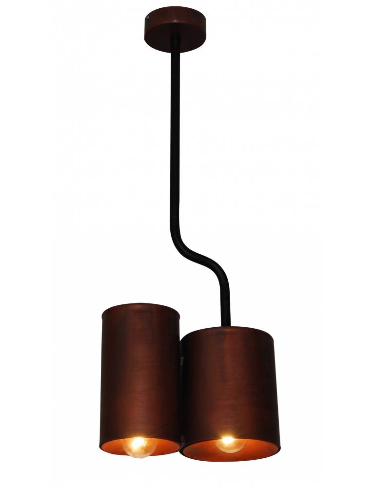 HL-3567-P2 BRODY OLD COPPER & BLACK PENDANT