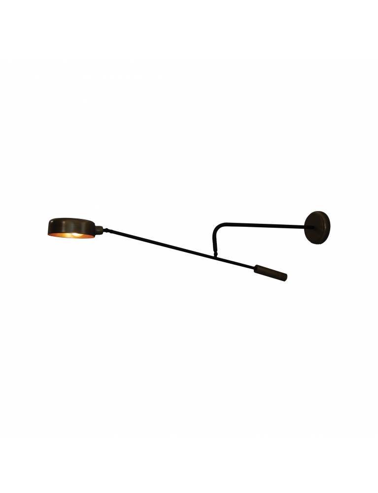 HL-3538-1 L WADE OLD COPPER & BLACK WALL LAMP