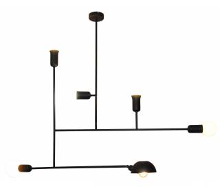 HL-3525-6 RODNEY BLACK PENDANT