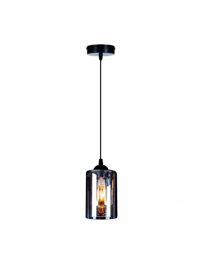 KQ 8877-1 SMOG PENDANT SMOKED GLASS Ζ2