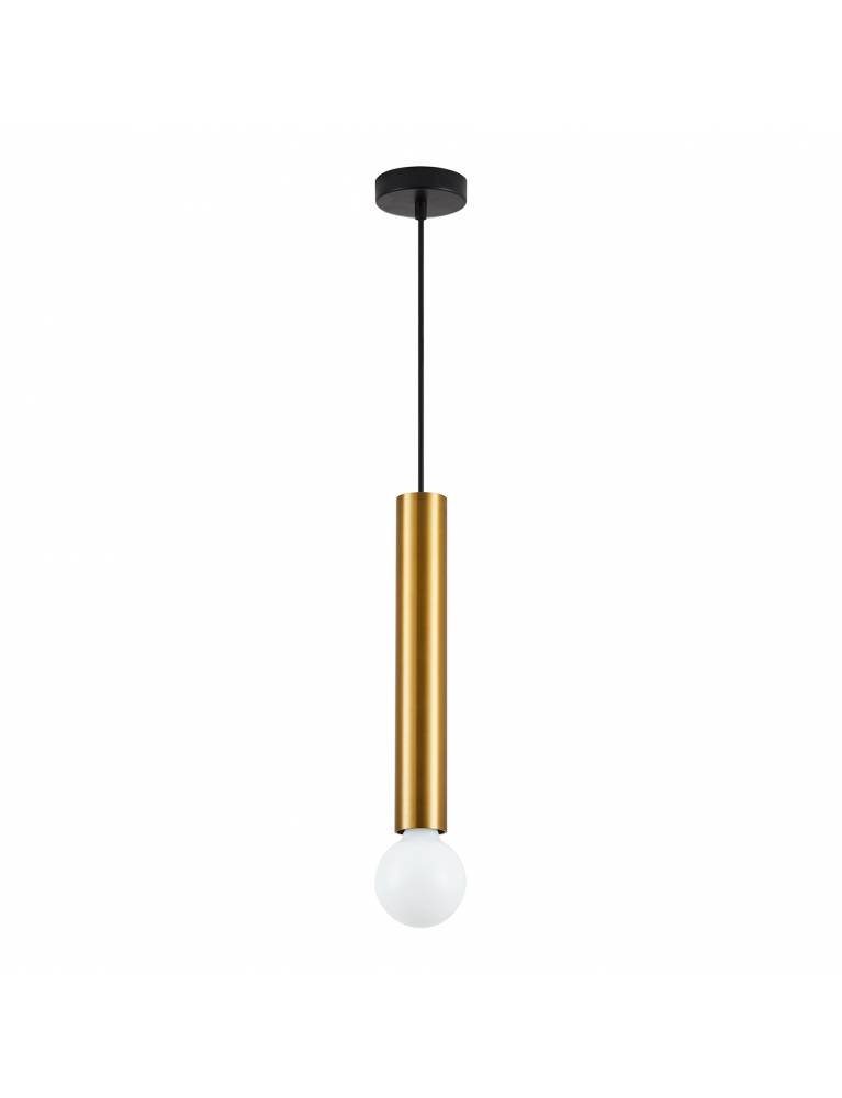 SE21-GM-5 ADEPT TUBE GOLD MATT PENDANT B1