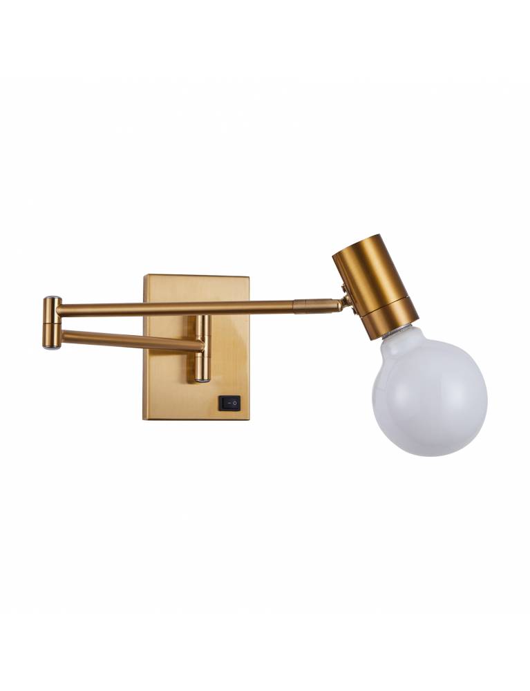 SE21-GM-52 ADEPT GOLD MATT WALL LAMP B3