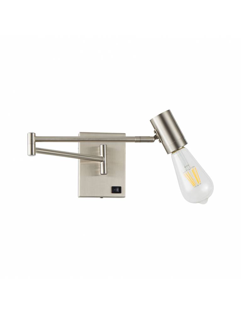 SE21-NM-52 ADEPT NICKEL MATT WALL LAMP Β3