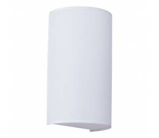 SE21-WH1-15 SERAPH WHITE SHADE WALL LAMP Γ1