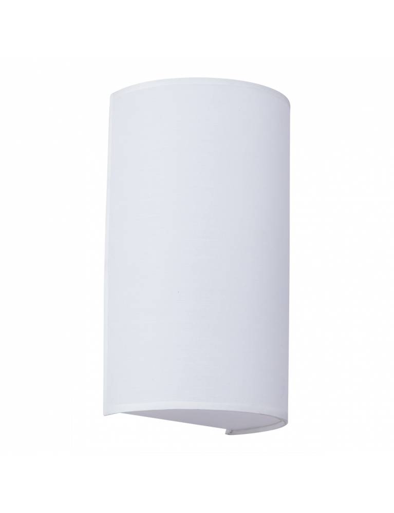 SE21-WH1-15 SERAPH WHITE SHADE WALL LAMP Γ1