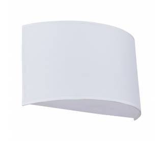 SE21-WH3-15 SERAPH WHITE SHADE WALL LAMP Γ1