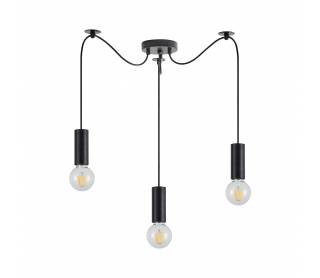 SE21-BL-4-BL3 ADEPT TUBE Black Pendant+