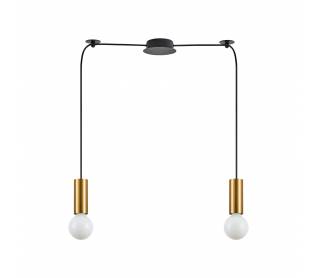 SE21-GM-4-BL2 ADEPT TUBE Gold Matt Pendant+