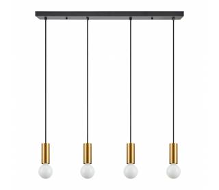 SE21-GM-4-4BL ADEPT TUBE Gold Matt Pendant+