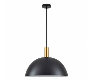 SE21-GM-4-MS50 ADEPT TUBE Gold Matt Pendant Black Metal Shade+