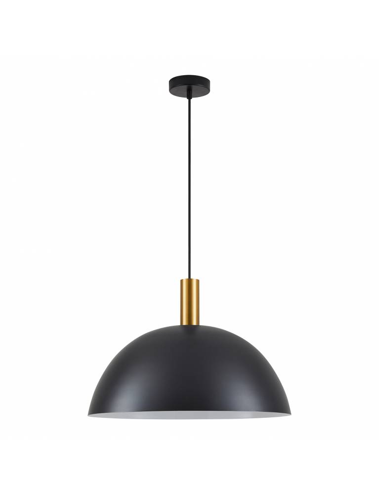 SE21-GM-4-MS50 ADEPT TUBE Gold Matt Pendant Black Metal Shade+