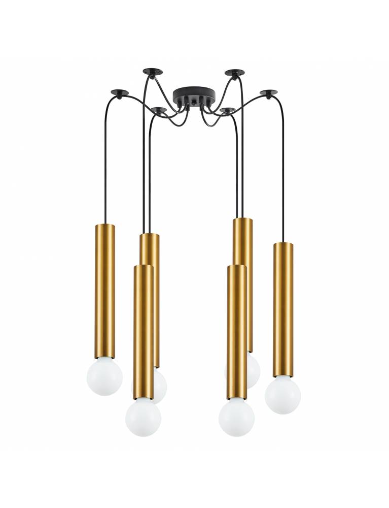 SE21-GM-5-BL6 ADEPT TUBE GOLD MATT Gold Matt Pendant+