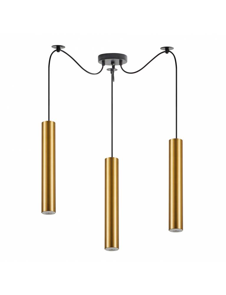 SE21-GM-5-BL3 ADEPT TUBE GOLD MATT Gold Matt Pendant+