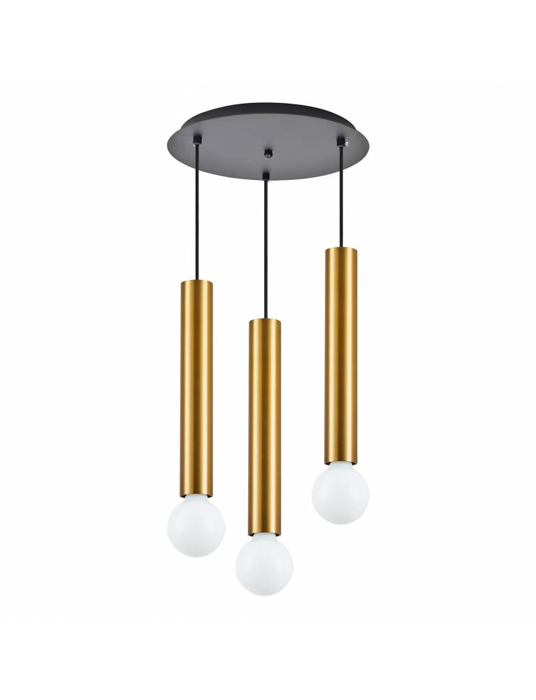 SE21-GM-5-3BL ADEPT TUBE GOLD MATT Gold Matt Pendant+