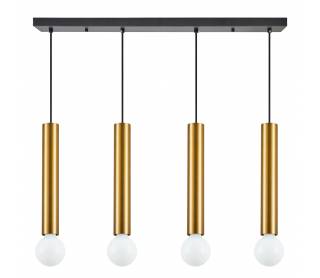 SE21-GM-5-4BL ADEPT TUBE GOLD MATT Gold Matt Pendant+