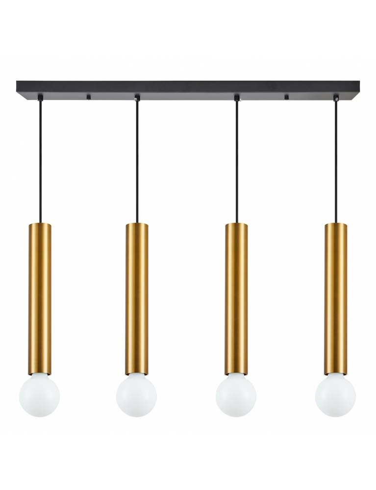 SE21-GM-5-4BL ADEPT TUBE GOLD MATT Gold Matt Pendant+